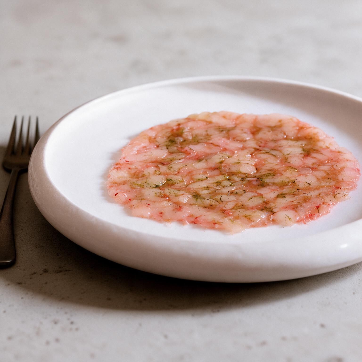 Carpaccio di Gambero Rosso di Mazara